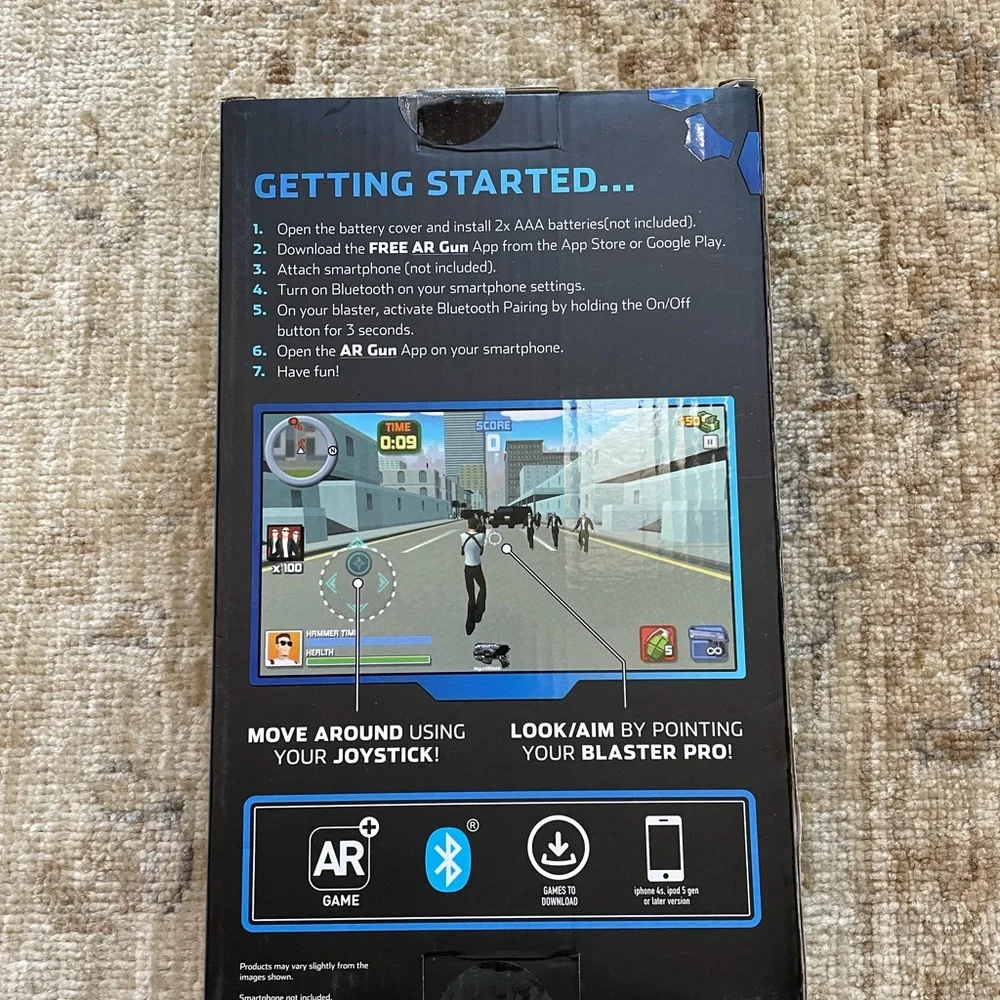 Brand New Worlds AR Augented Reality Gaming Controller Blaster Edition